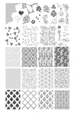 Dainty Delights (CjS-283) Steel Nail Art Layered Stamping Plate