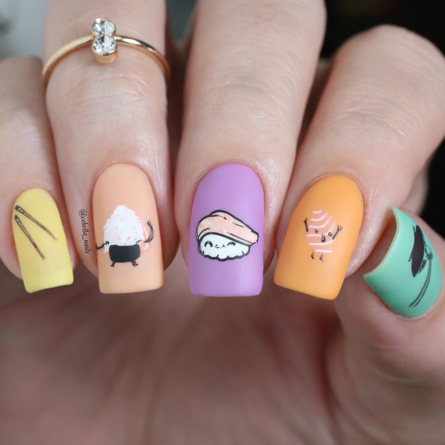 Wok and Roll (CjSLC-71) Steel Stamping Plate 8 x 8 Clear Jelly Stamper