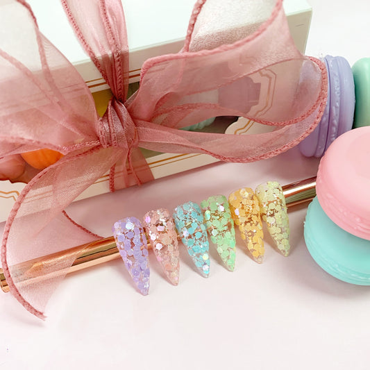 Macaron Cookie Sprinkles - 6 pack