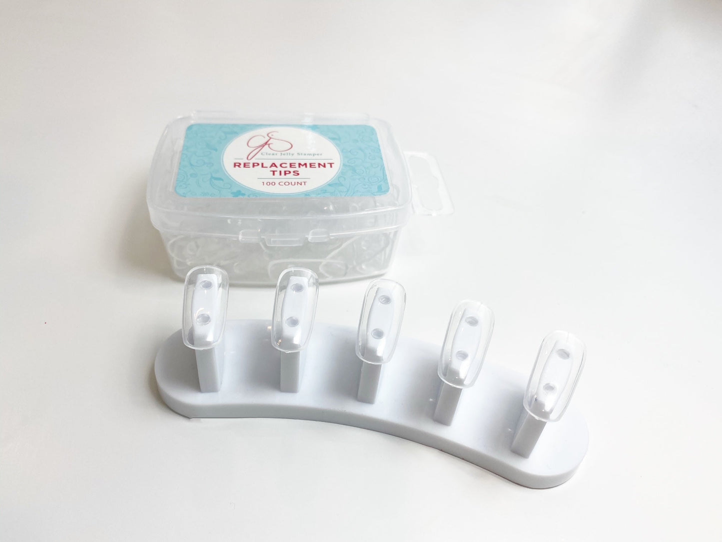 CjS Practice/Demo Tip Replacements - Clear Replacements Clear Jelly Stamper