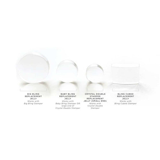 Replacement Jellies (Packs of 2) Replacements Clear Jelly Stamper