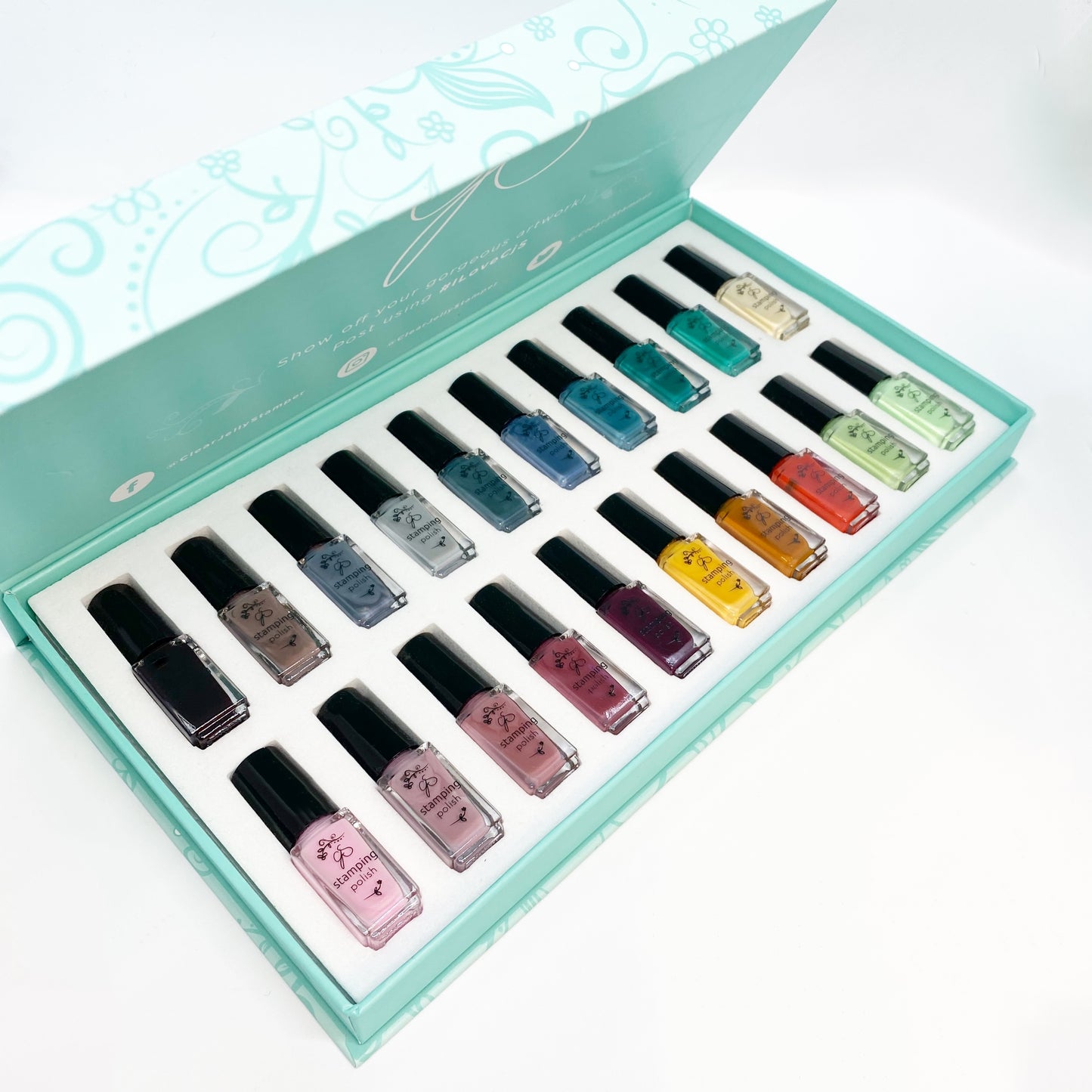 Nail Art Stamping Color Kit - Layering - Part 2 (20 Colors)