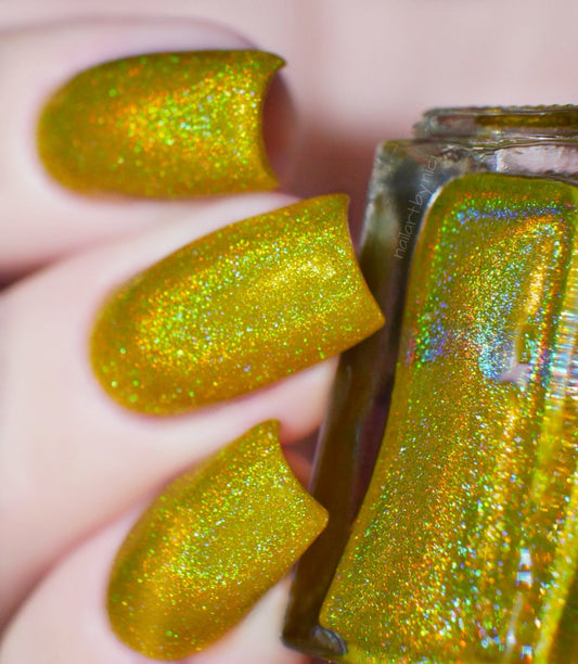 Holo 2 - Proceed with Caution - Nail Stamping Color (5 Free Formula) Polish Clear Jelly Stamper