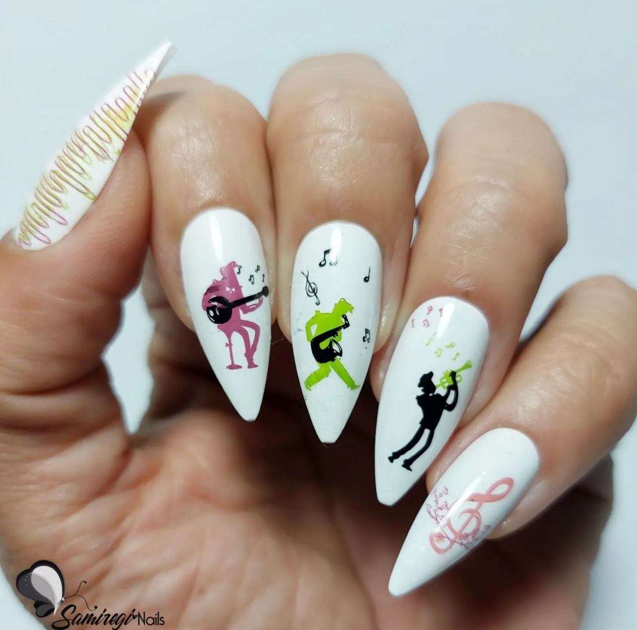 5-6-7-8... (CjS-119) Etched Nail Art Stamping Plate