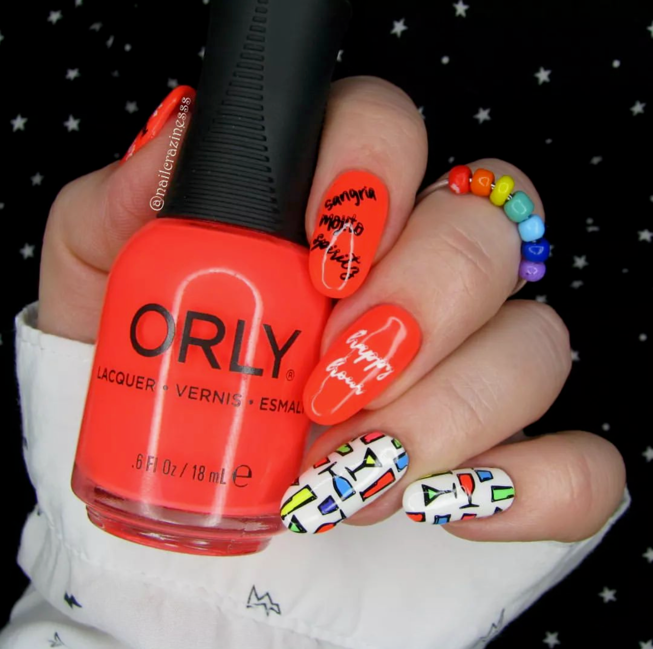 Hey Bartender (CjS-152) Etched Nail Art Stamping Plate