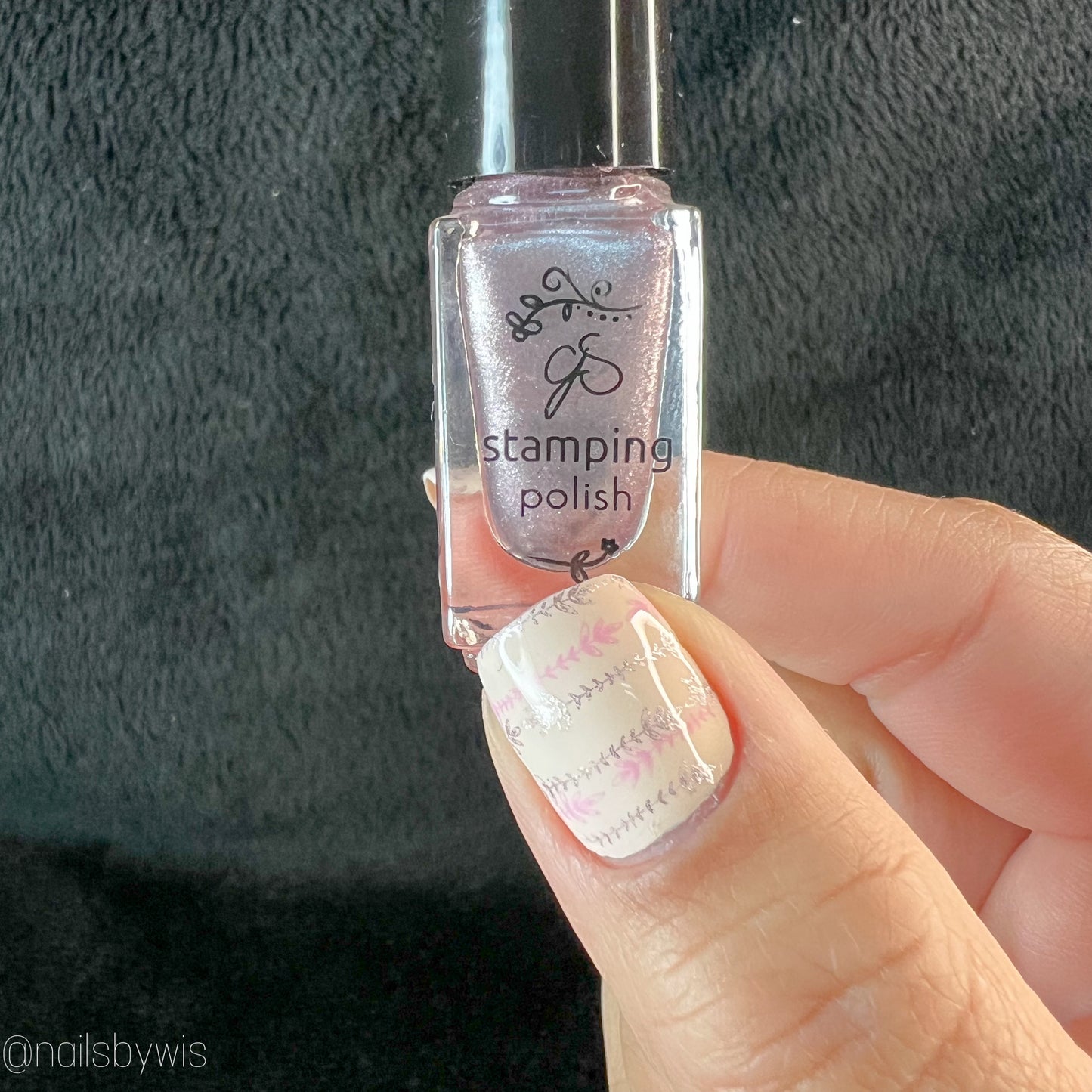 Textiles Series - 1 (CjS-185) Etched Nail Art Stamping Plate