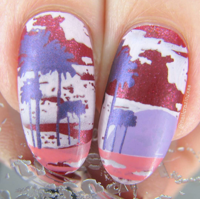 Grunge Series - City (CjS-202) Etched Nail Art Stamping Plate