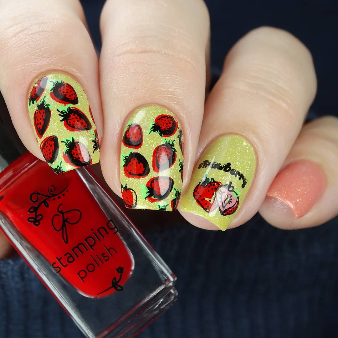 Fruit Cocktail Collection - So Juicy! (CjS-209) Etched Nail Art Stamping Plate