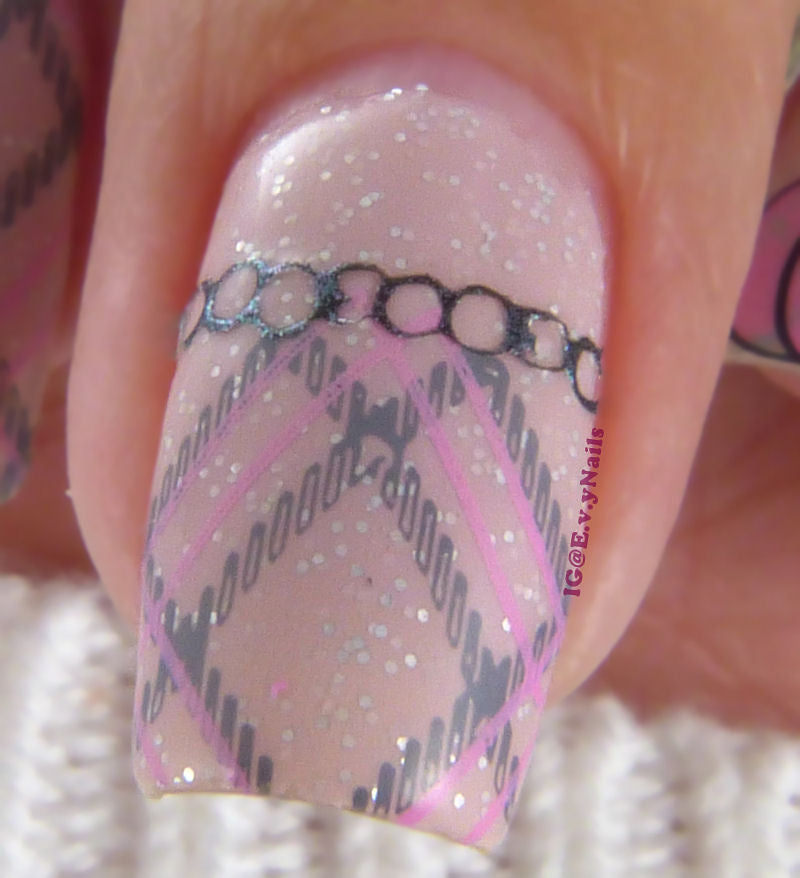 Patterned Pumpkins (CjS-220) Etchd Nail Art Stamping Plate