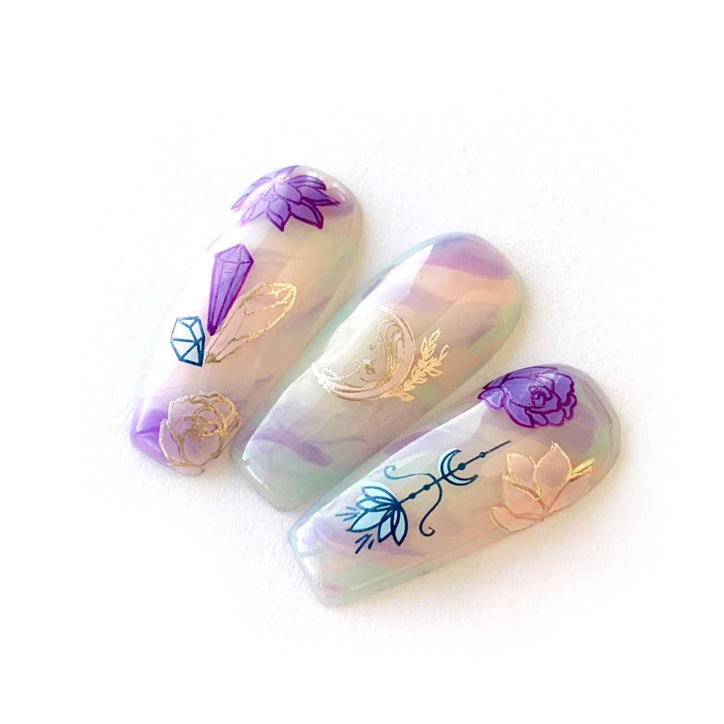 A-Mystic-Mazing (CjS-226) Etched Nail Art Stamping Plate