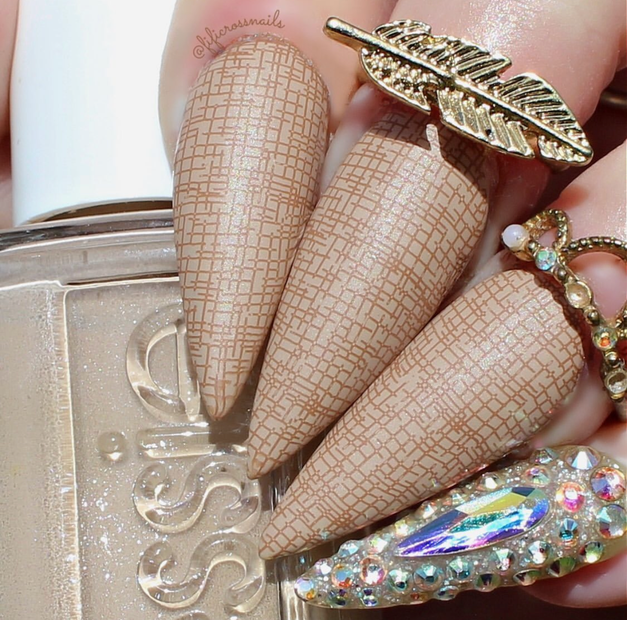 French-Textile - Collection 1 (CjS-227) Etched Nail Art Stamping Plate