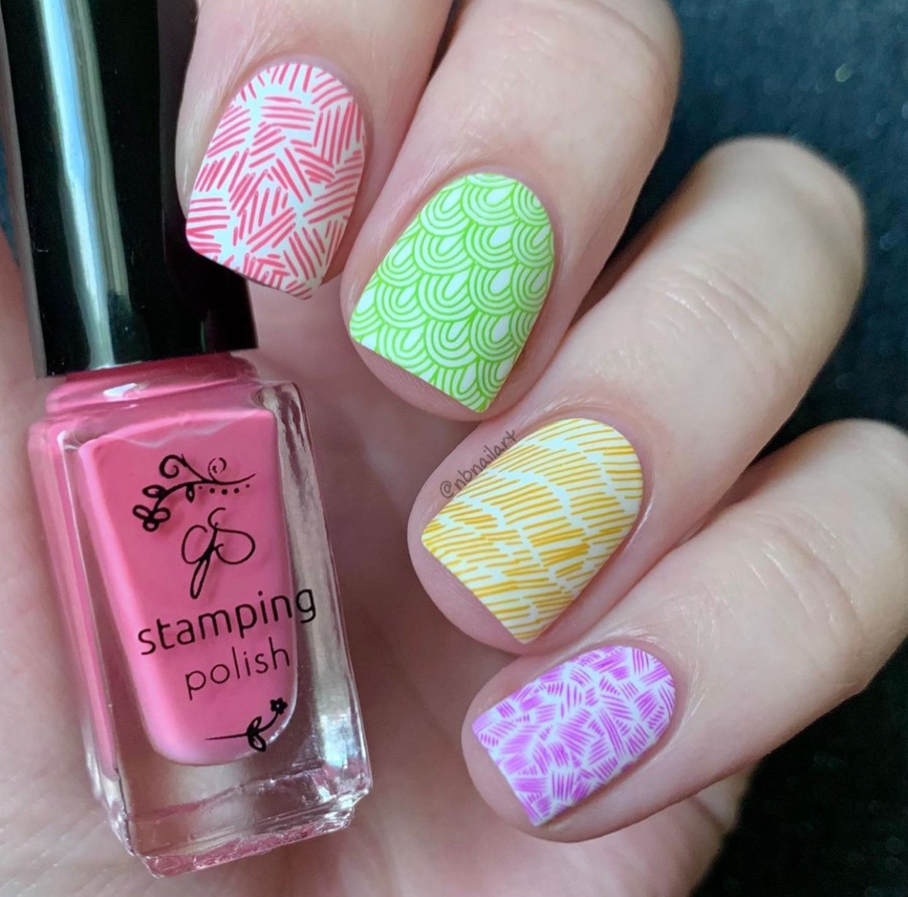 French-Textile - Collection 1 (CjS-227) Etched Nail Art Stamping Plate