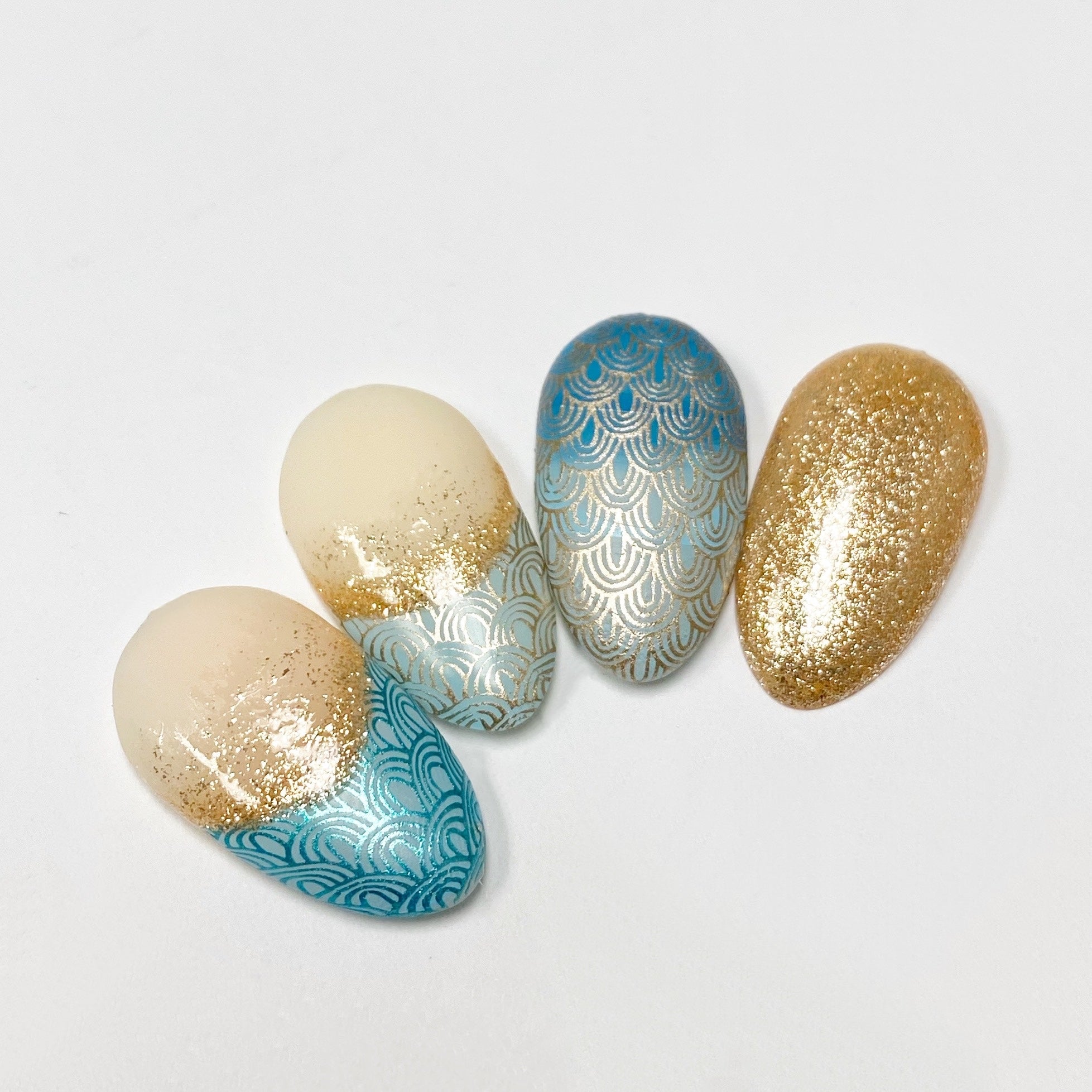 French-Textile - Collection 1 (CjS-227) Steel Nail Art Layered Stamping Plate
