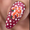 Floral Blossom - Four (CjS-282) Steel Nail Art Layered Stamping Plate