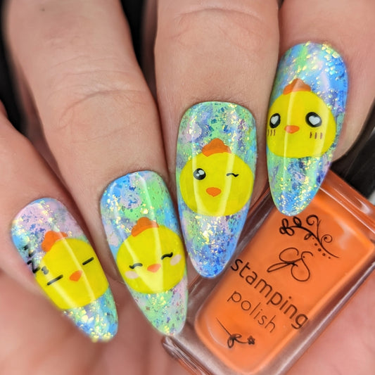 Critter emOH-GEE (CjS-84) Etched Nail Art Stamping Plate