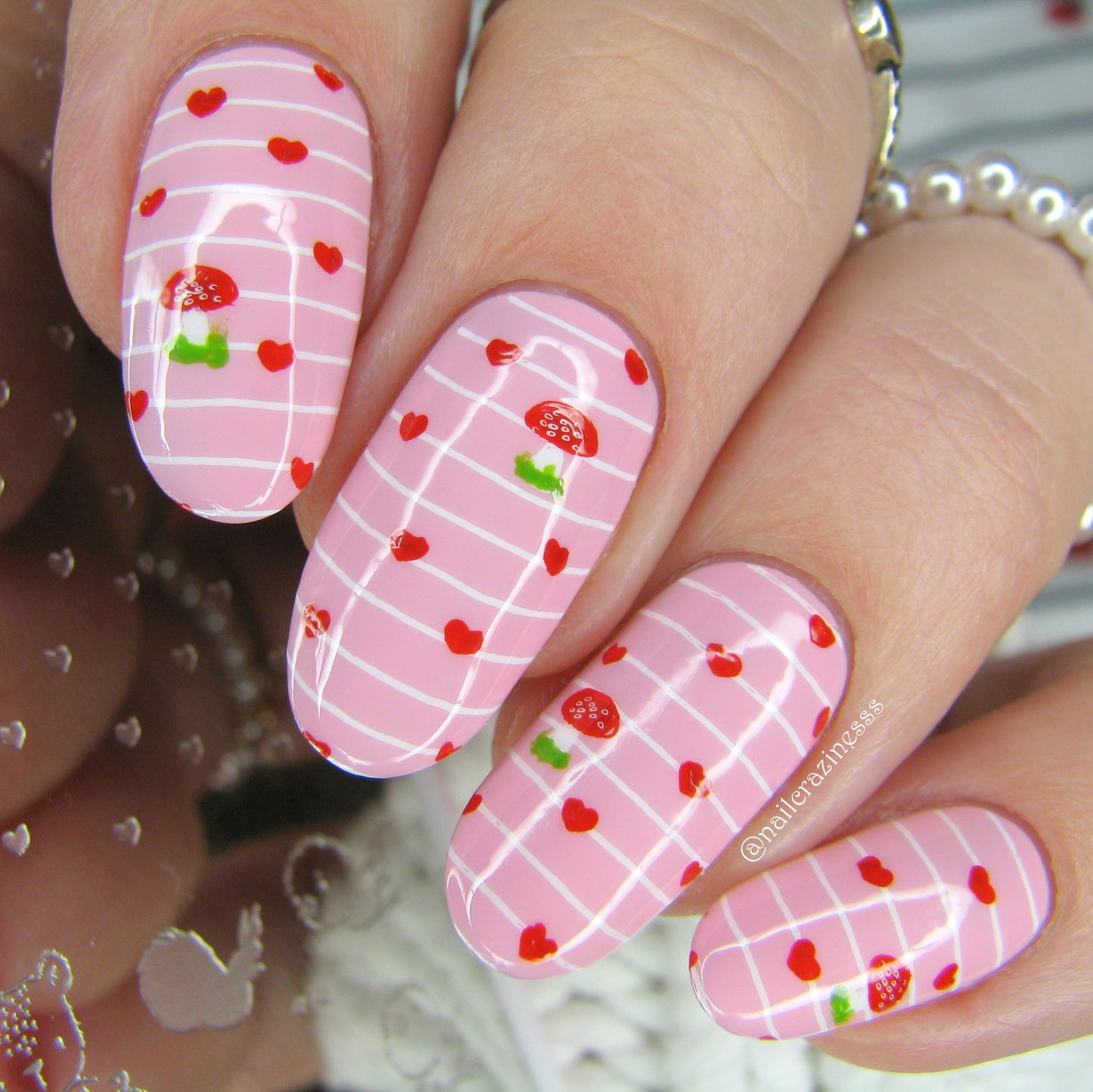 Life in Bloom (CjS-97) Etched Nail Art Stamping Plate