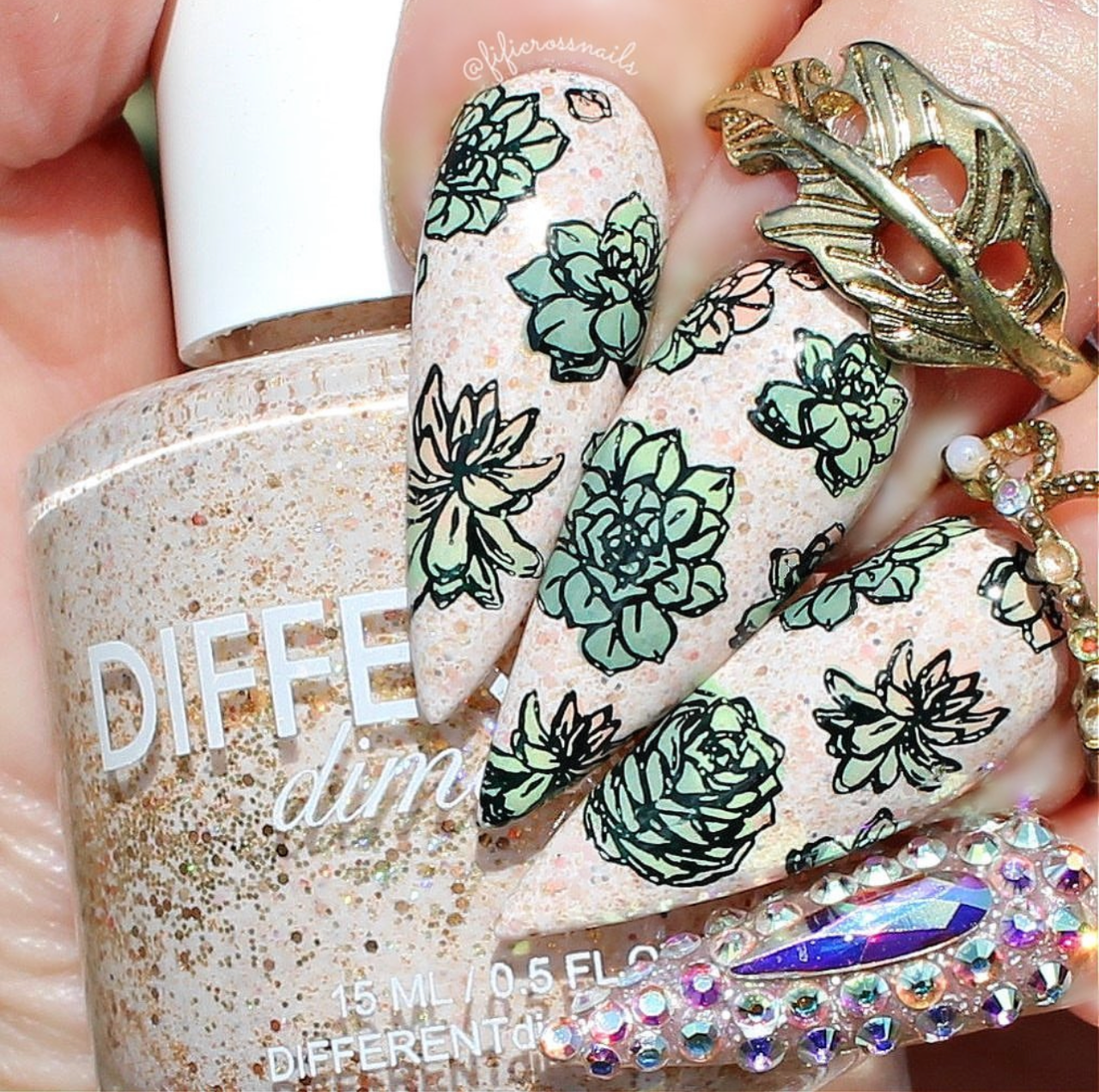 Beginner Edition (CjS-B-ONE) Etched Nail Art Stamping Plate