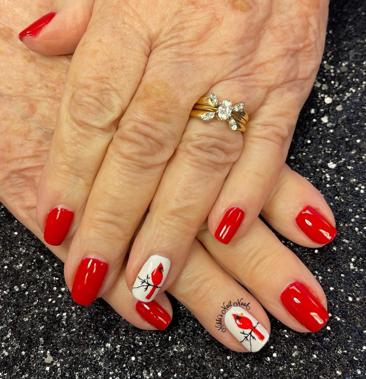 Mistletoe Wishes (CjSC-47) Etched Nail Art Stamping Plate