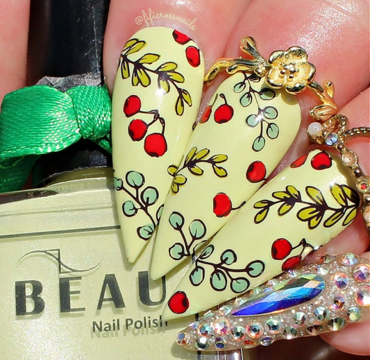 Christmas Gifts & Greens (CjSC-65) Etched Nail Art Stamping Plate