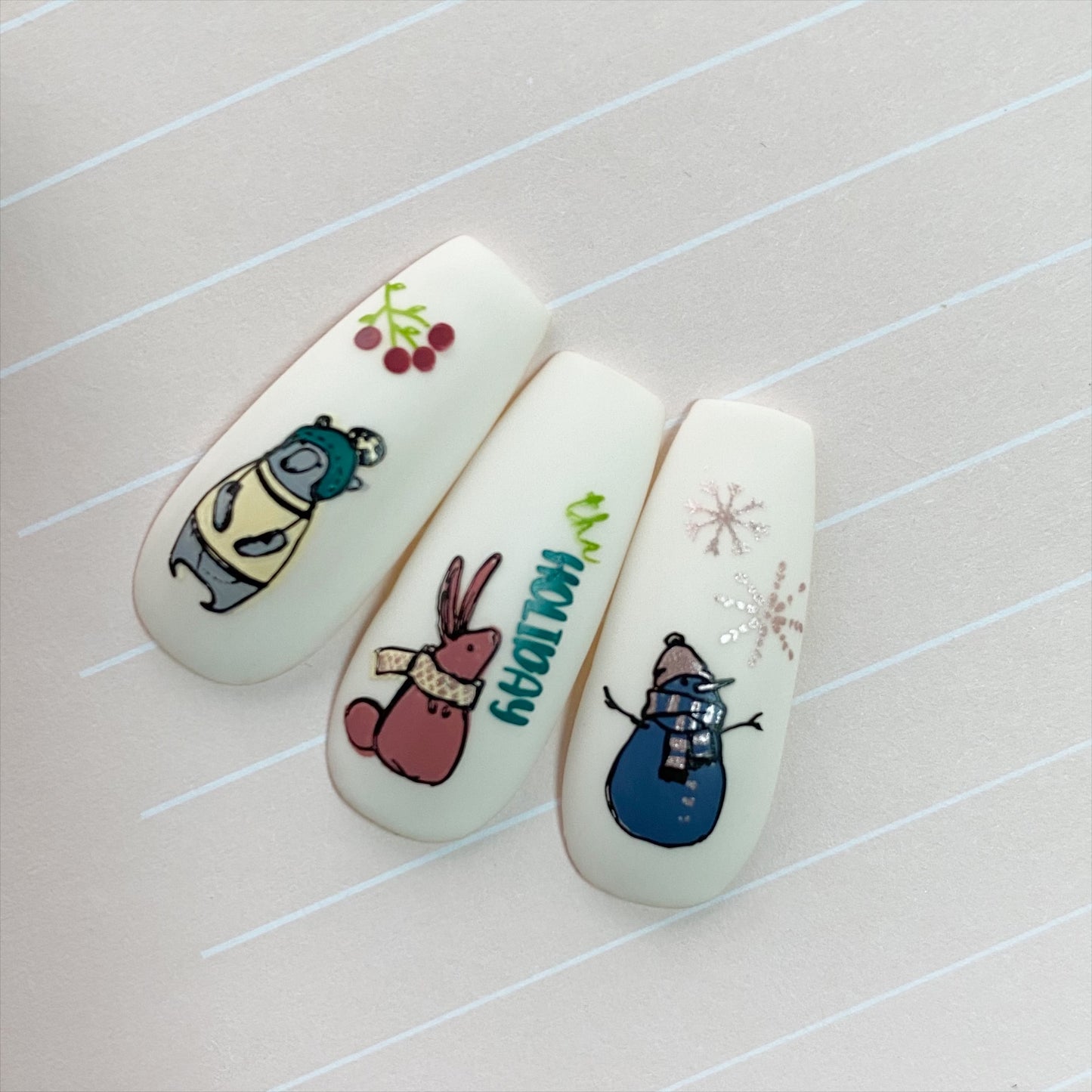 The Holiday (CjSC-72) Etched Nail Art Stamping Plate