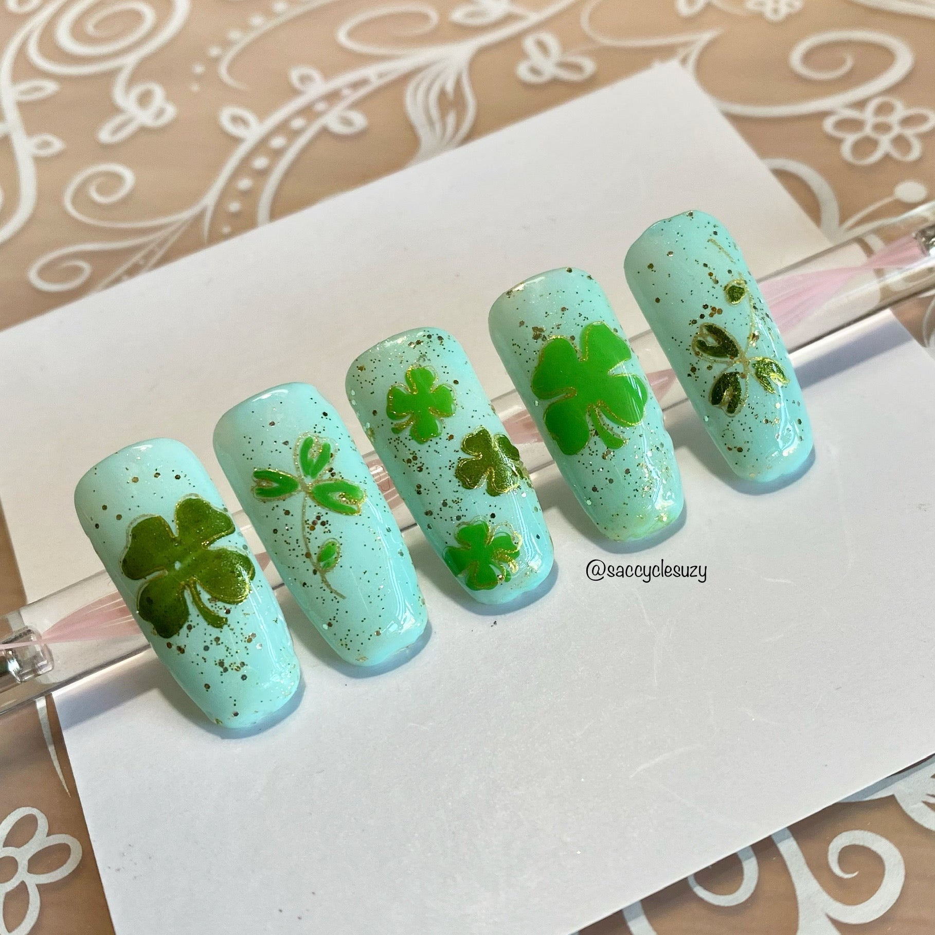 The Luck of the Irish (CjSH-14) Steel Stamping Plate 14 x 9 Clear Jelly Stamper