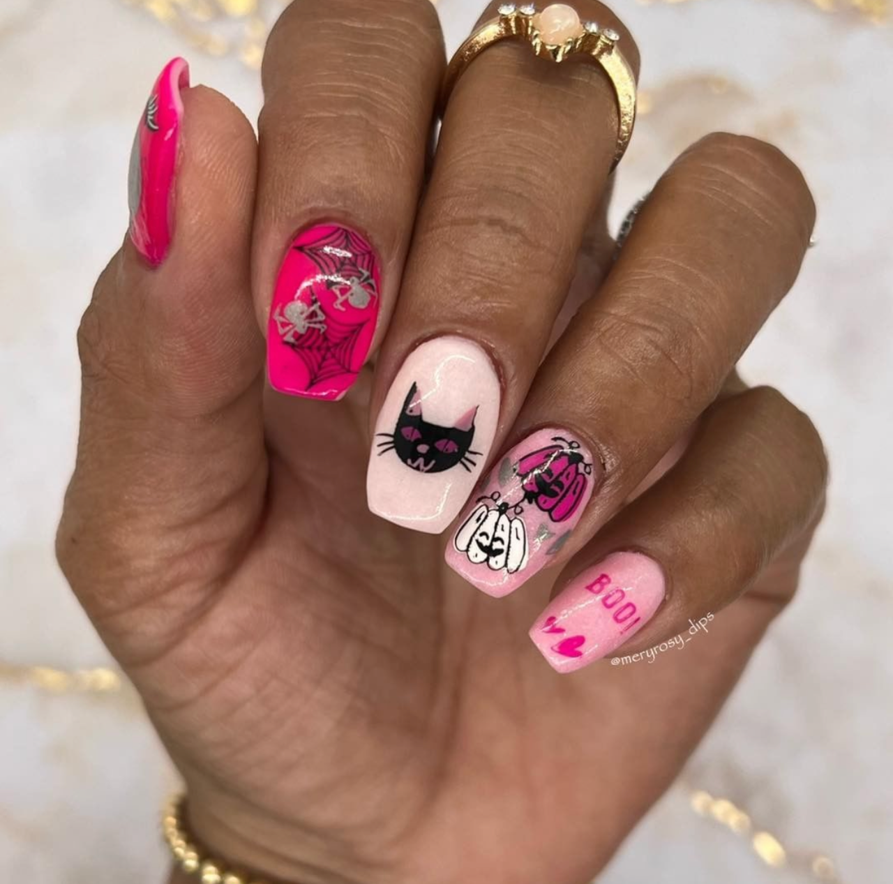 Trick or Creeping (CjSH-42) Etched Nail Art Stamping Plate