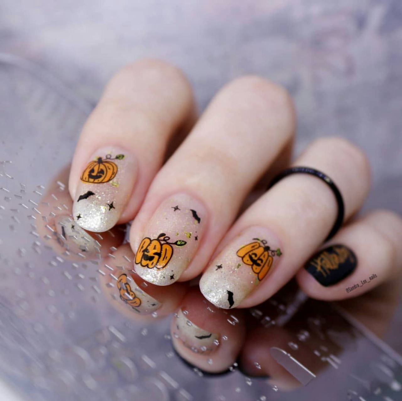 Trick or Creeping (CjSH-42) Steel Stamping Plate 14 x 9 Clear Jelly Stamper