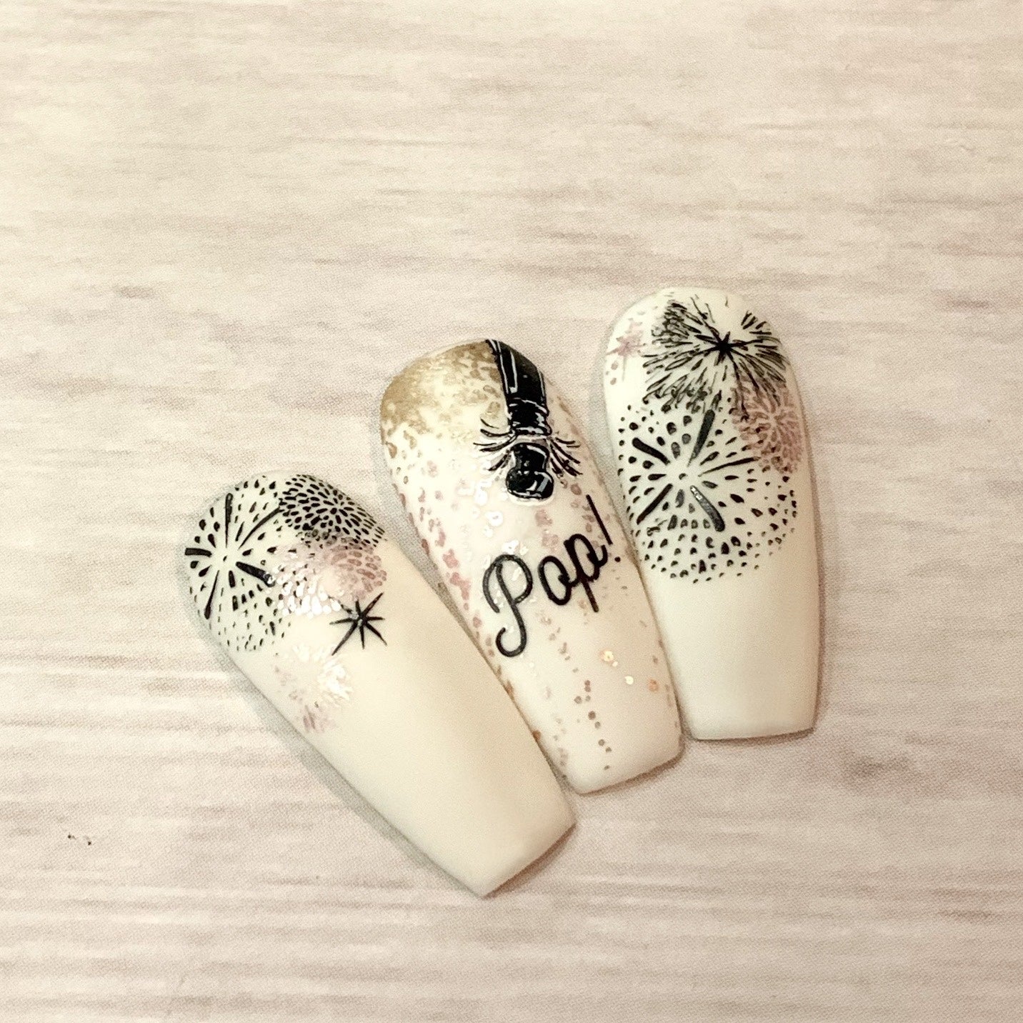 Pop the Bubbly (CjSH-48) Steel Stamping Plate 14 x 9 Clear Jelly Stamper