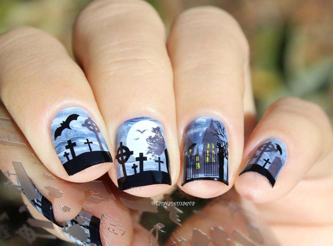 Hallo-Ween (CjSH-55) Steel Stamping Plate 8 x 8 Clear Jelly Stamper