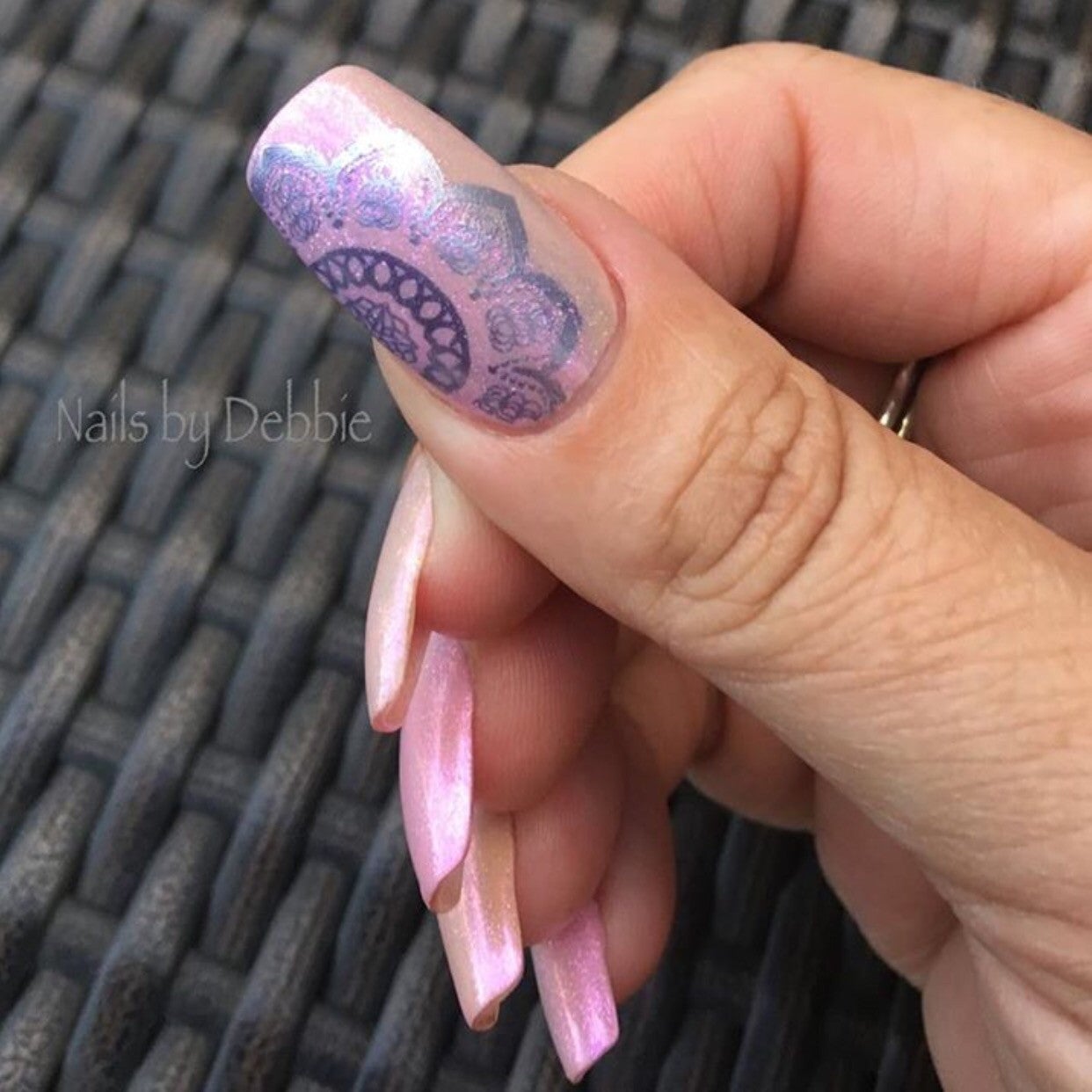 Manishas Mandalas (CjSLC-19) - Steel Stamping Plate 14 x 9 Clear Jelly Stamper