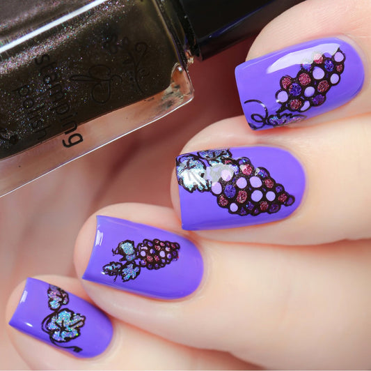 A Friend With Wine (CjS LC-20) Steel Stamping Plate 14 x 9 Clear Jelly Stamper