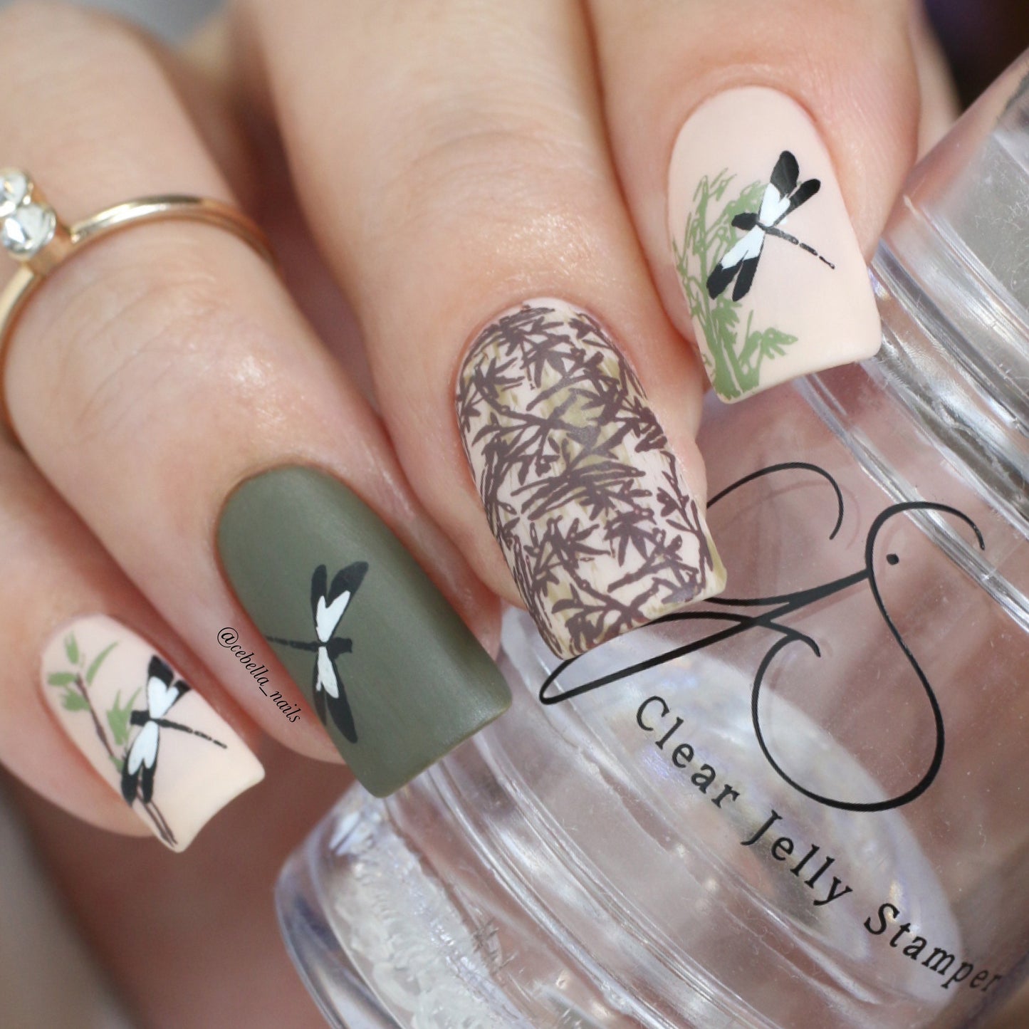 Luck and Happiness (CjSLC-70) Etched Nail Art Stamping Plate