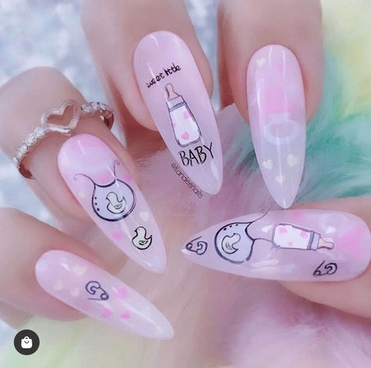 It's a Baby! (CjSLC-73) Steel Stamping Plate 14 x 9 Clear Jelly Stamper