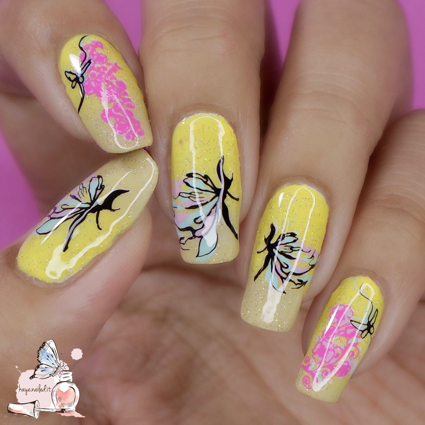 Kaye's Fashion Flavor (CjSLC-77) Etched Nail Art Stamping Plate