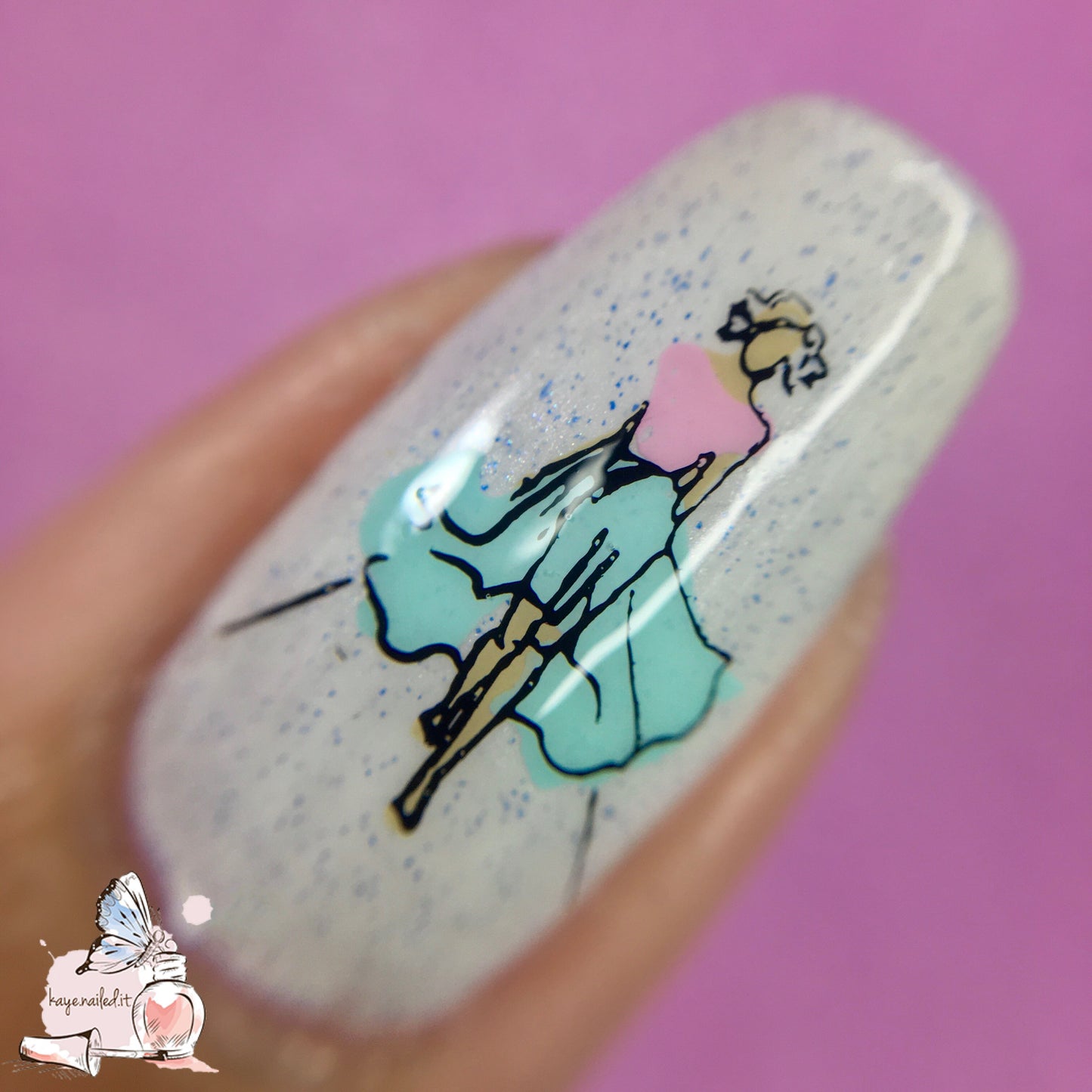 Kaye's Fashion Flavor (CjSLC-77) Etched Nail Art Stamping Plate