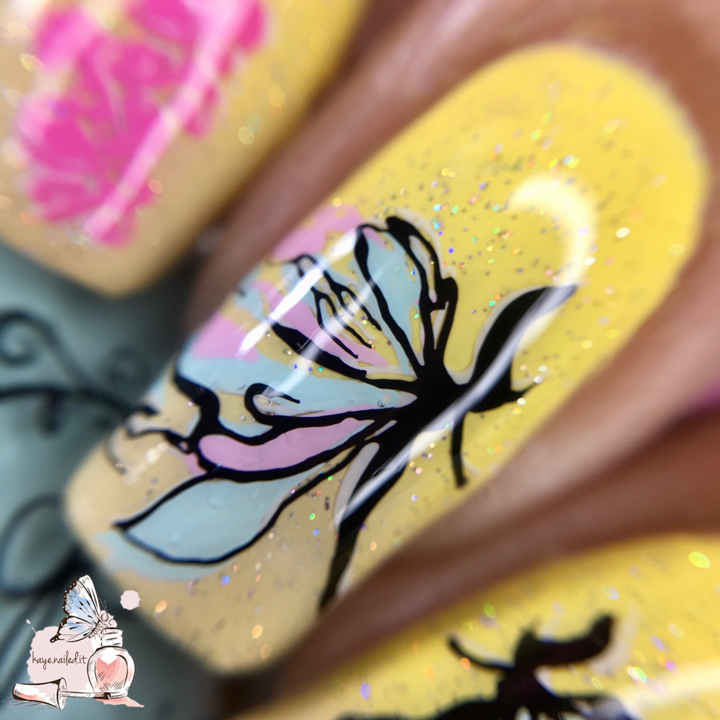 Kaye's Fashion Flavor (CjSLC-77) Etched Nail Art Stamping Plate