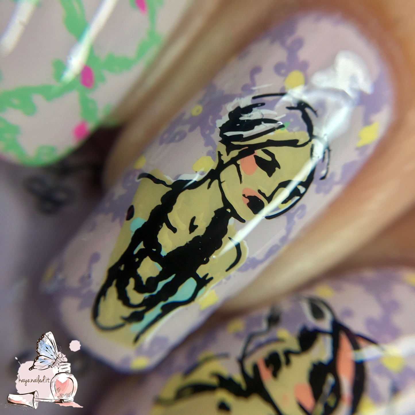 Kaye's Fashion Flavor (CjSLC-77) Etched Nail Art Stamping Plate