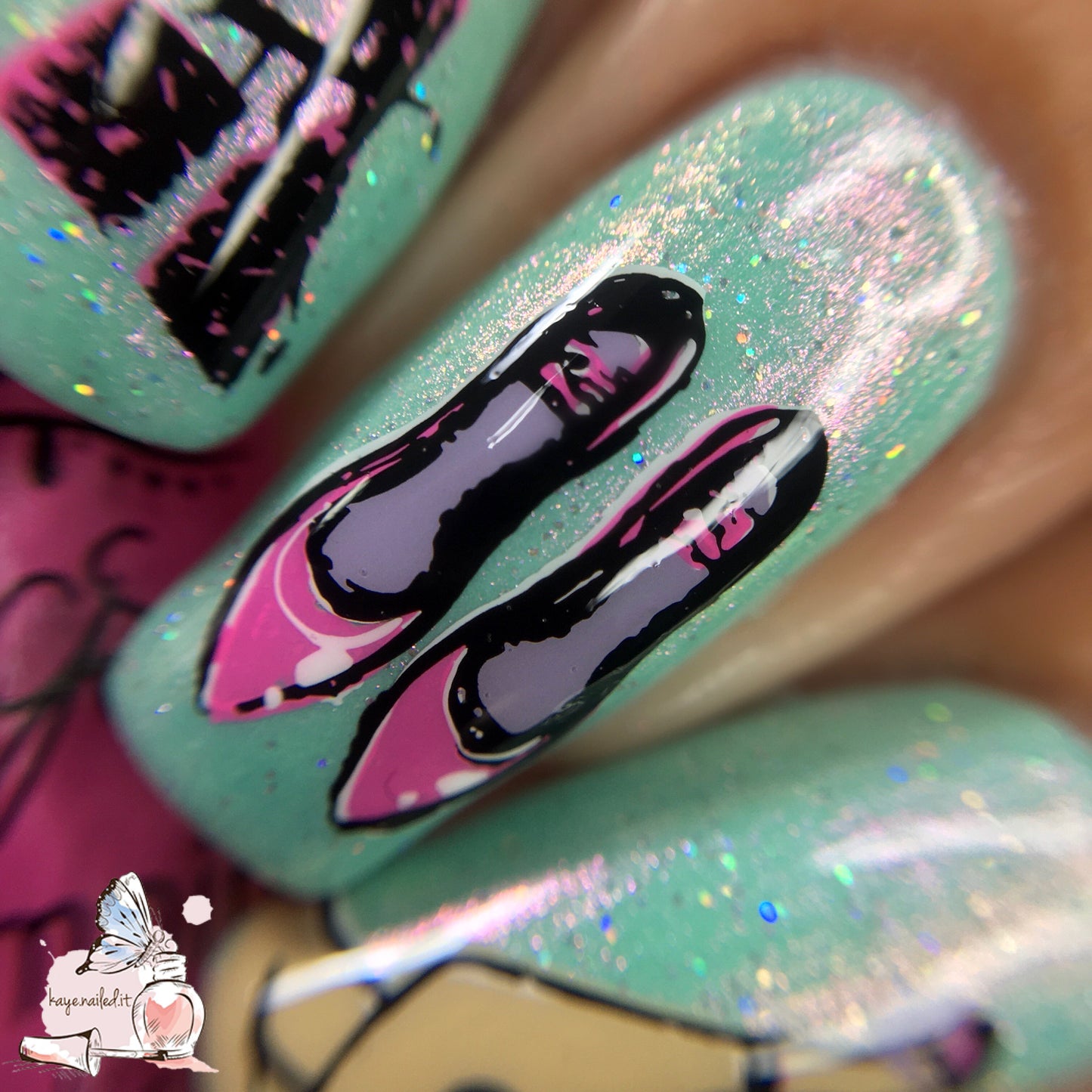 Kaye's Fashion Flavor (CjSLC-77) Etched Nail Art Stamping Plate