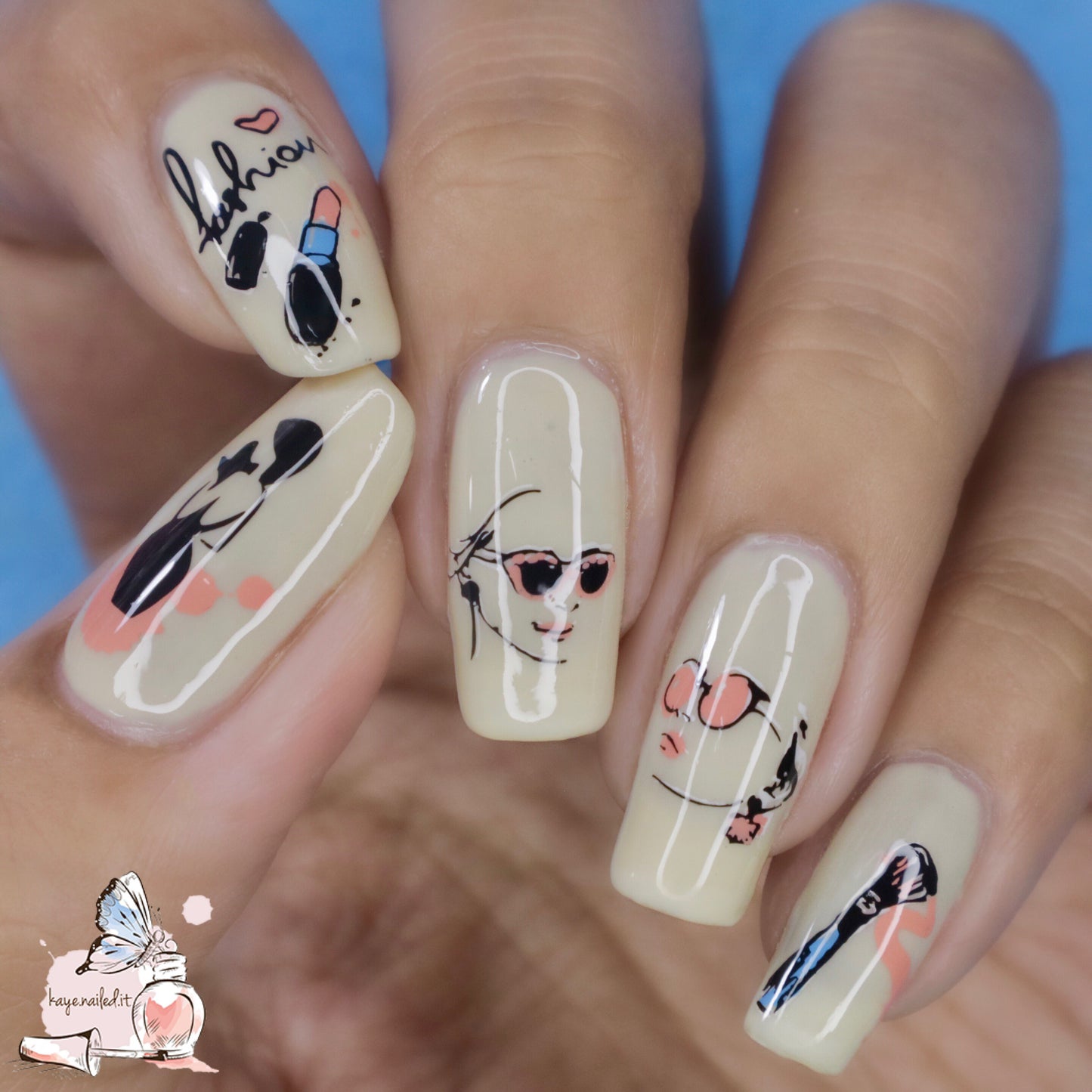 Kaye's Fashion Flavor (CjSLC-77) Etched Nail Art Stamping Plate