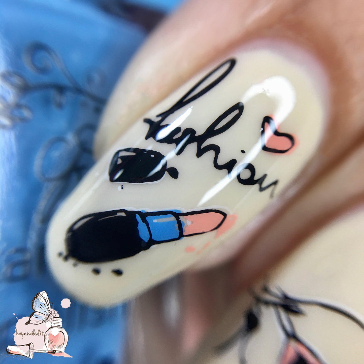 Kaye's Fashion Flavor (CjSLC-77) Etched Nail Art Stamping Plate