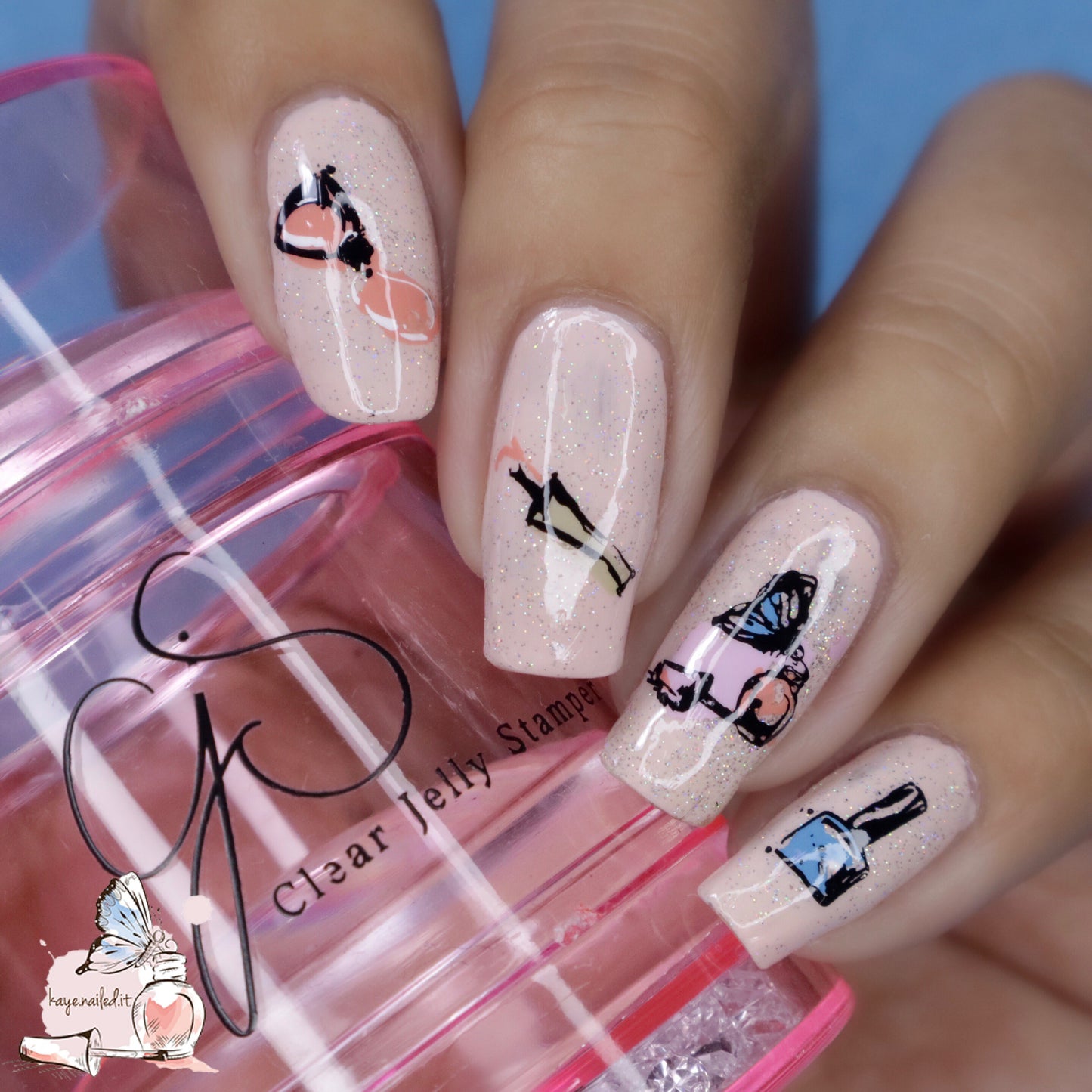 Kaye's Fashion Flavor (CjSLC-77) Etched Nail Art Stamping Plate