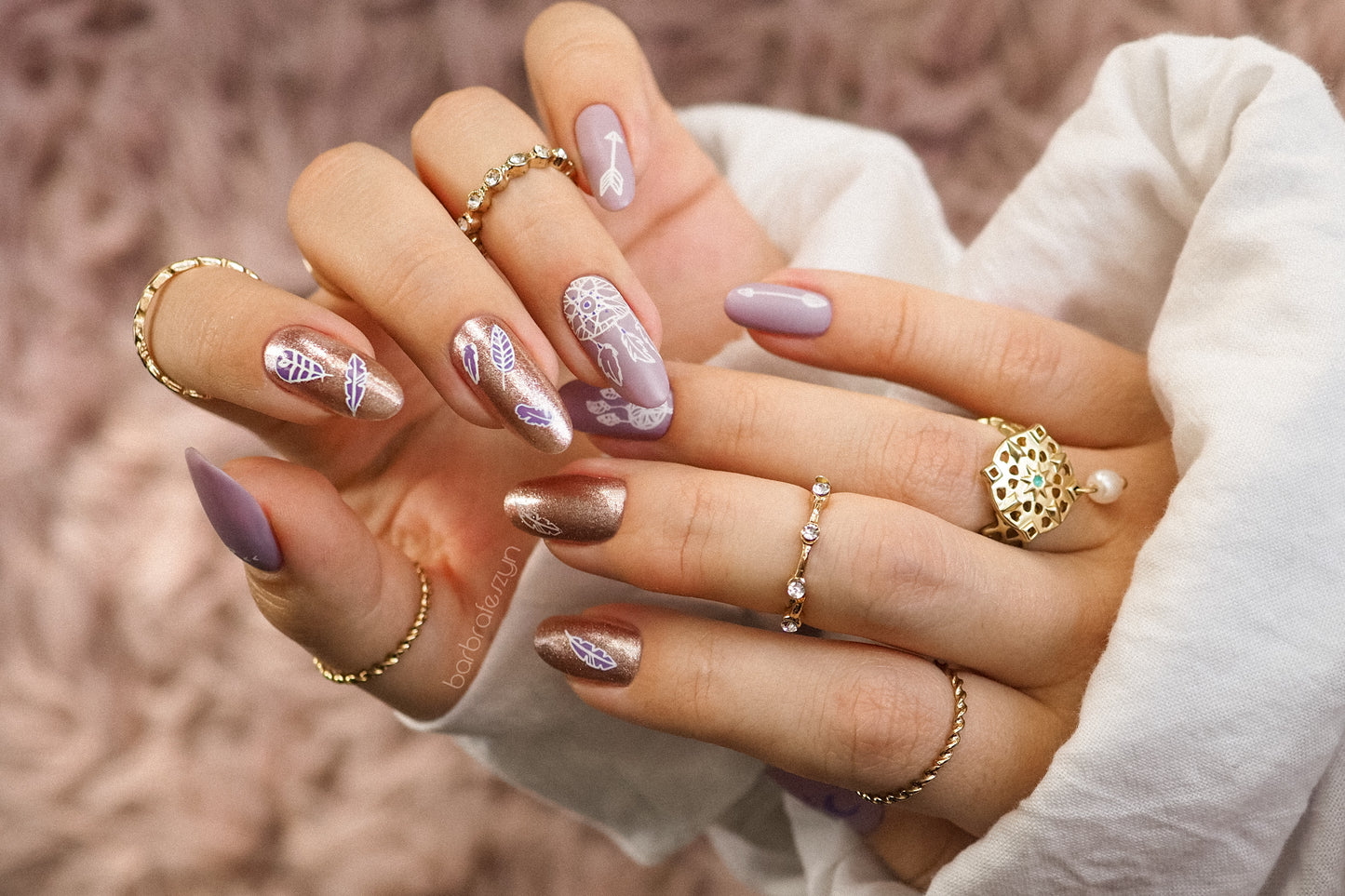 Sketched Art by @barbrafeszyn (CjSLC-78) Etched Nail Art Stamping Plate