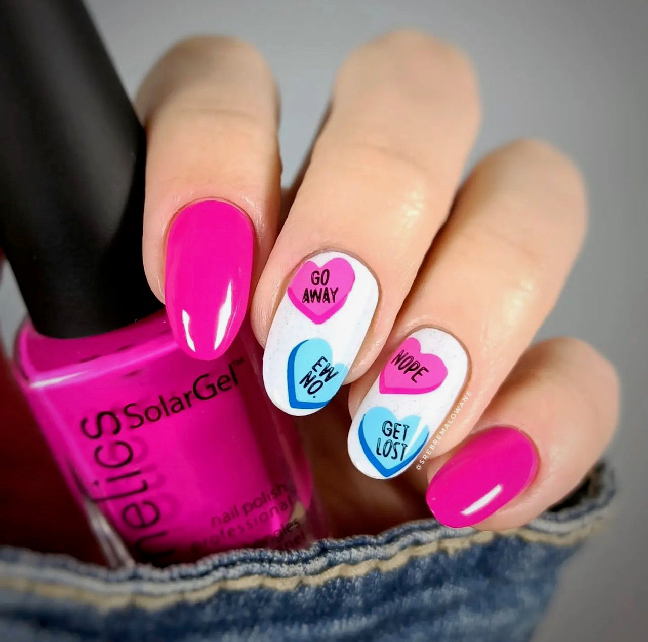 It's Not Me, It's You (CjSLC-93) Etched Nail Art Stamping Plate