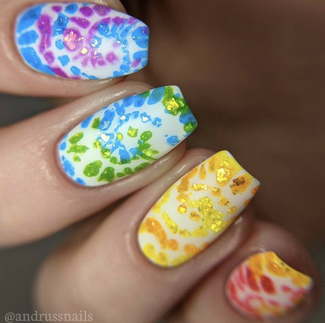 Boho Life (Cjs-115) Steel Nail Art Stamping Plate 14 x 9 Clear Jelly Stamper