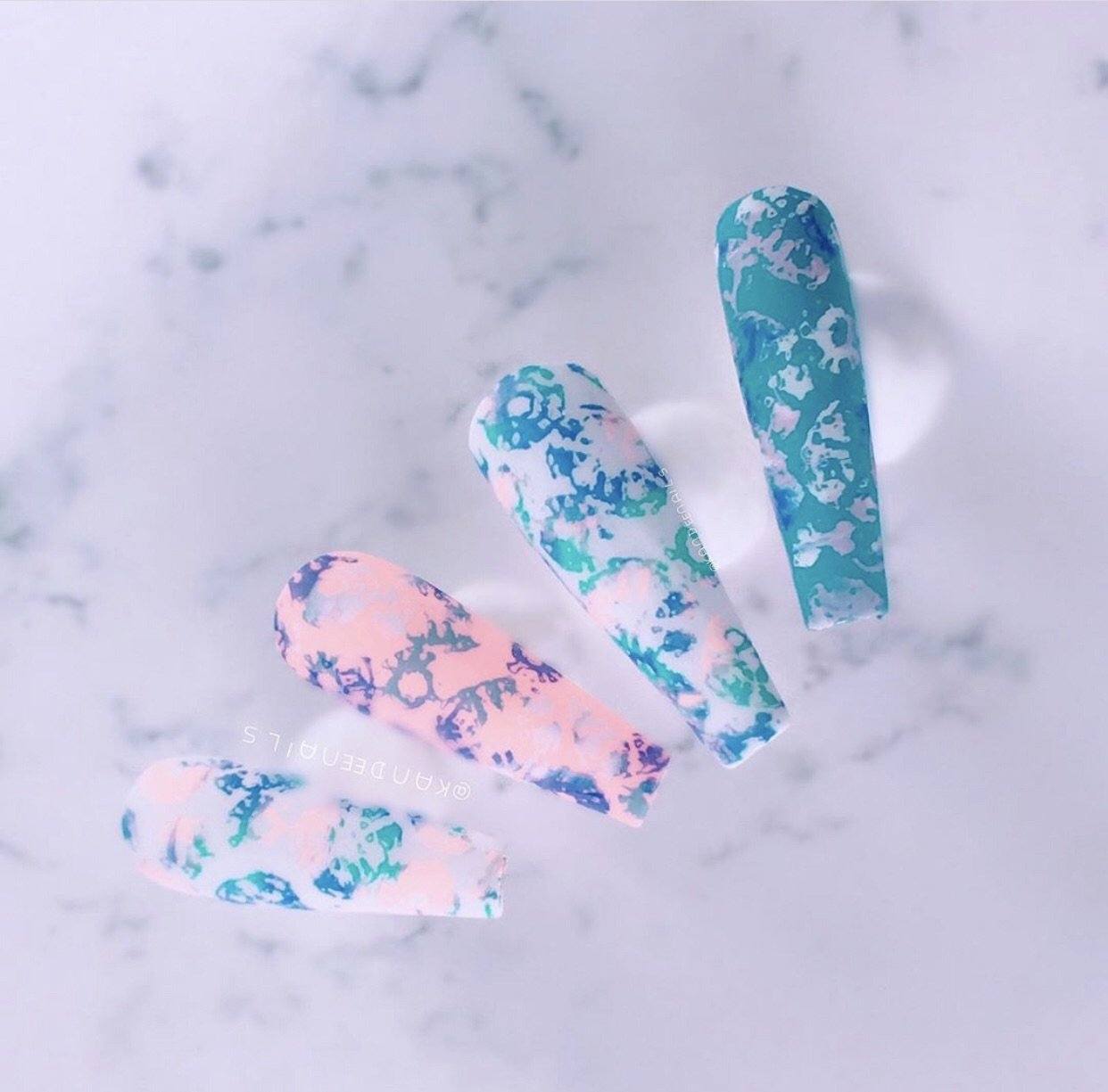 Boho Life (Cjs-115) Steel Nail Art Stamping Plate 14 x 9 Clear Jelly Stamper