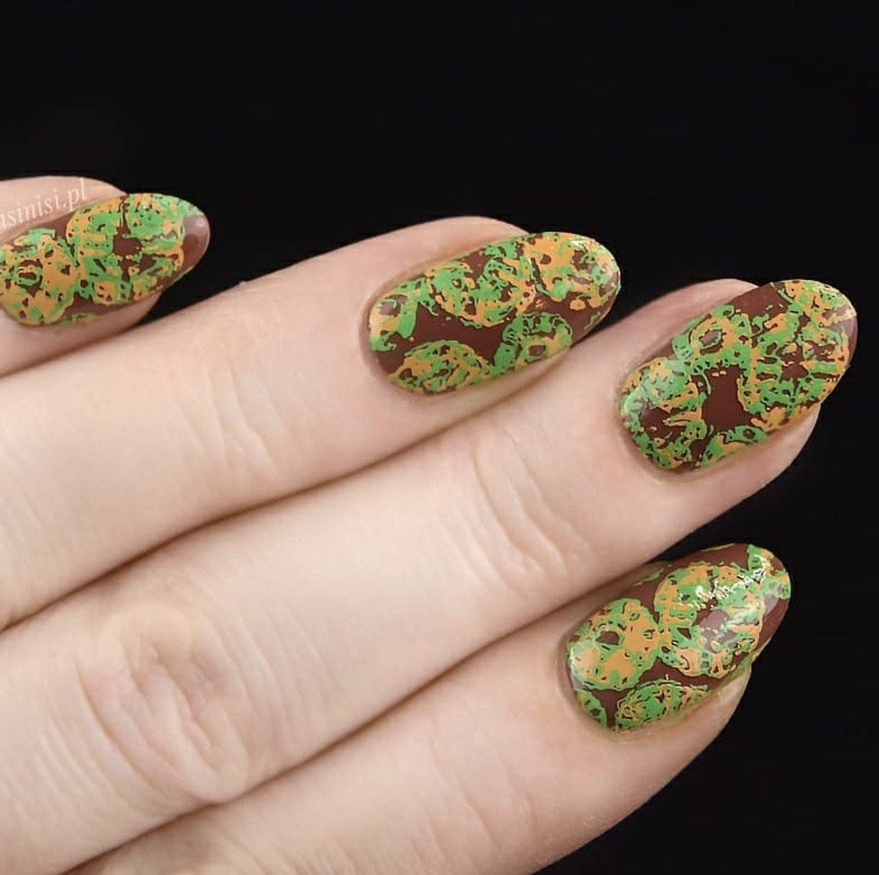 Boho Life (Cjs-115) Steel Nail Art Stamping Plate 14 x 9 Clear Jelly Stamper