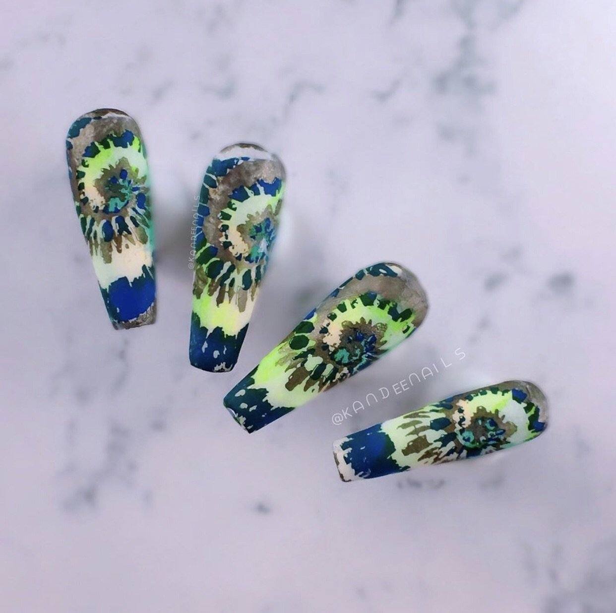 Boho Life (Cjs-115) Steel Nail Art Stamping Plate 14 x 9 Clear Jelly Stamper