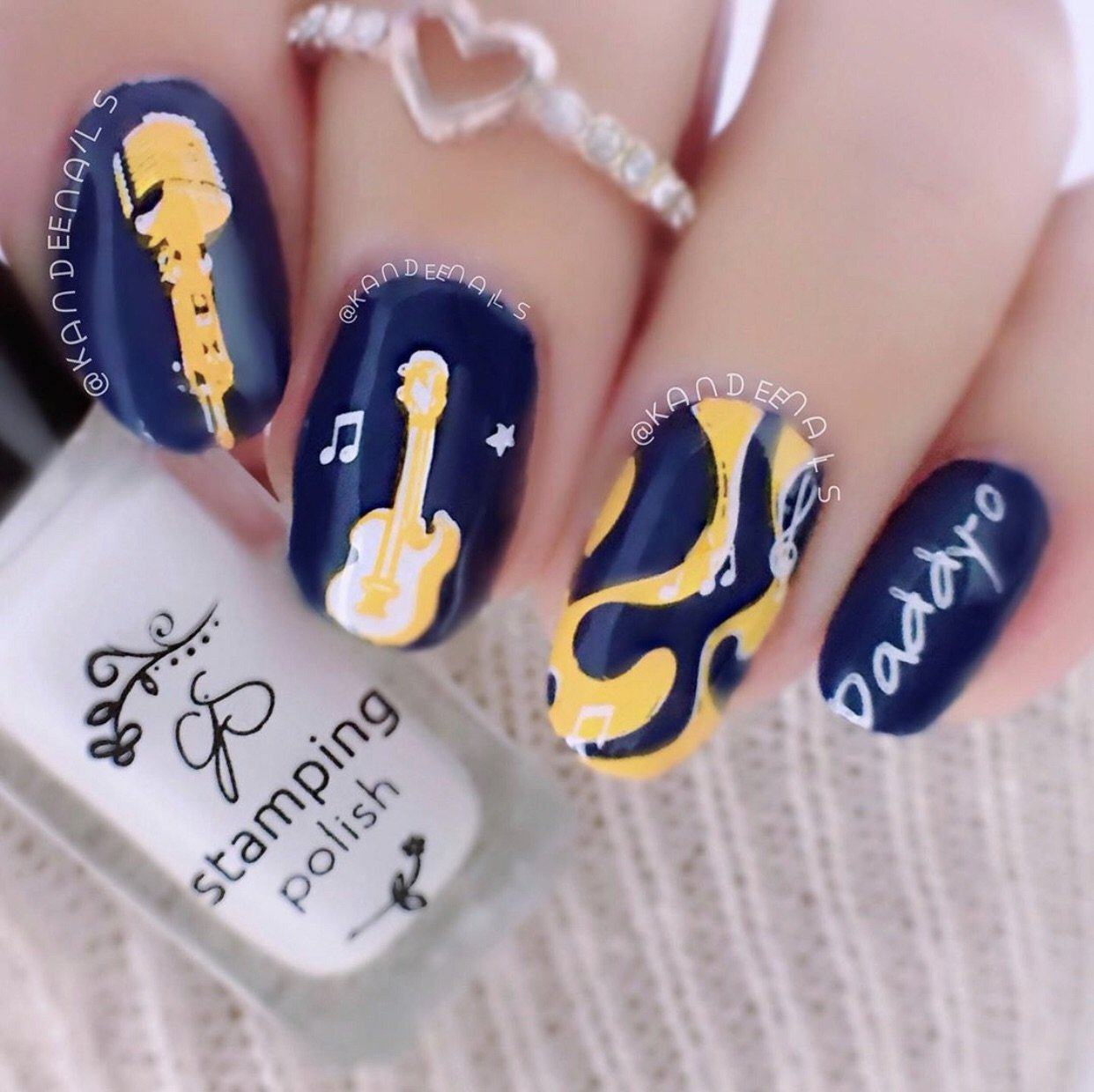 5-6-7-8... (CjS-119) Steel Nail Art Stamping Plate 14 x 9 Clear Jelly Stamper