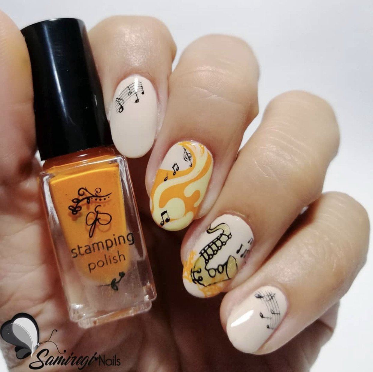 5-6-7-8... (CjS-119) Steel Nail Art Stamping Plate 14 x 9 Clear Jelly Stamper