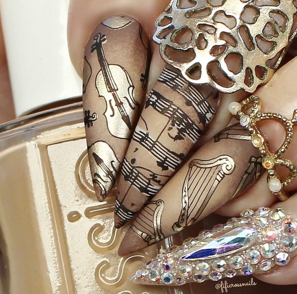 Keep it Classic (CjS-120) Steel Nail Art Stamping Plate 14 x 9 Clear Jelly Stamper